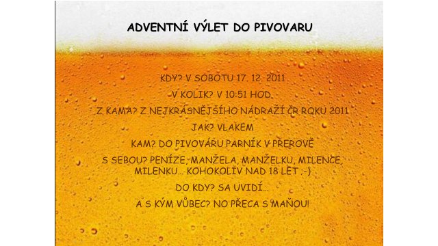 adventní výlet